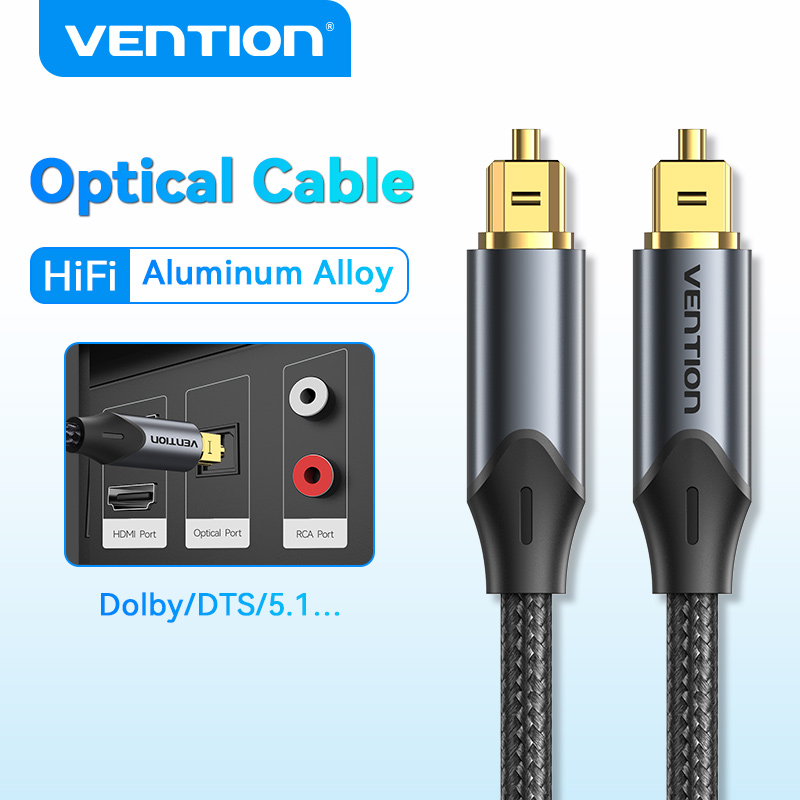 Vention Optical Audio Cable Fiber Digital for Blu
