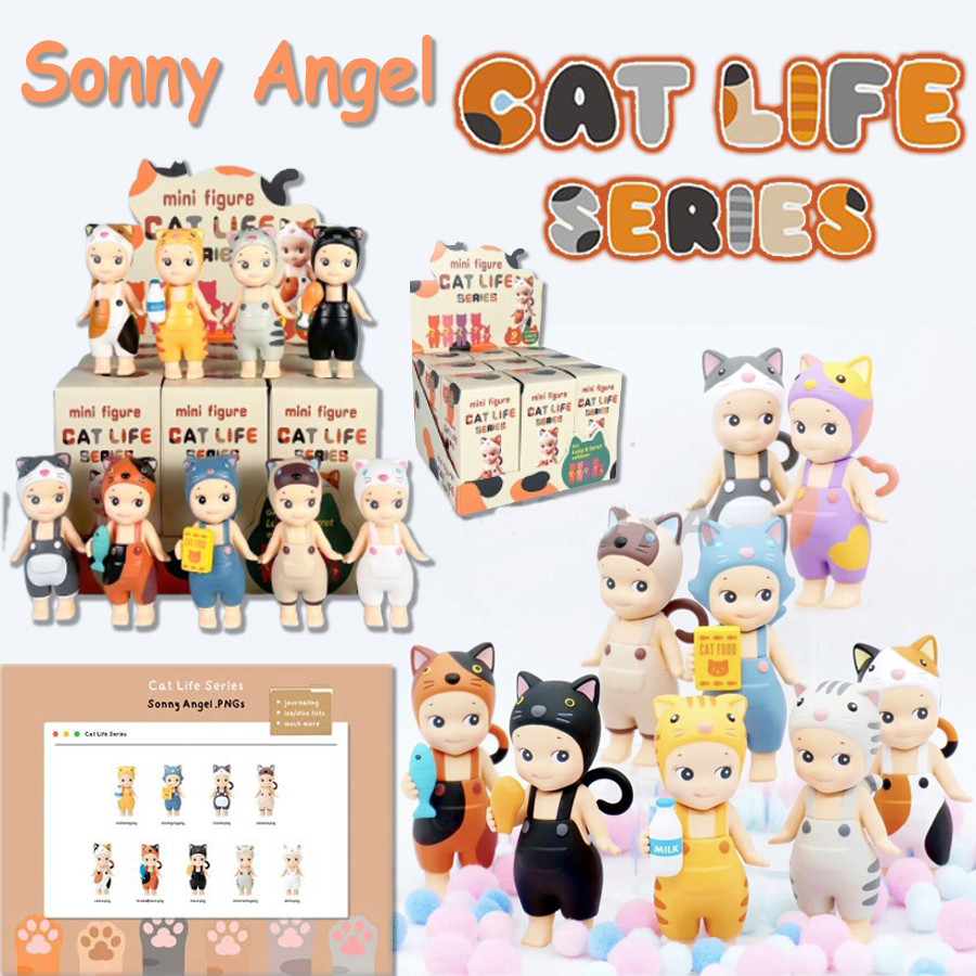 Sonny Angel Cat Life Series Figures, Blind Box
