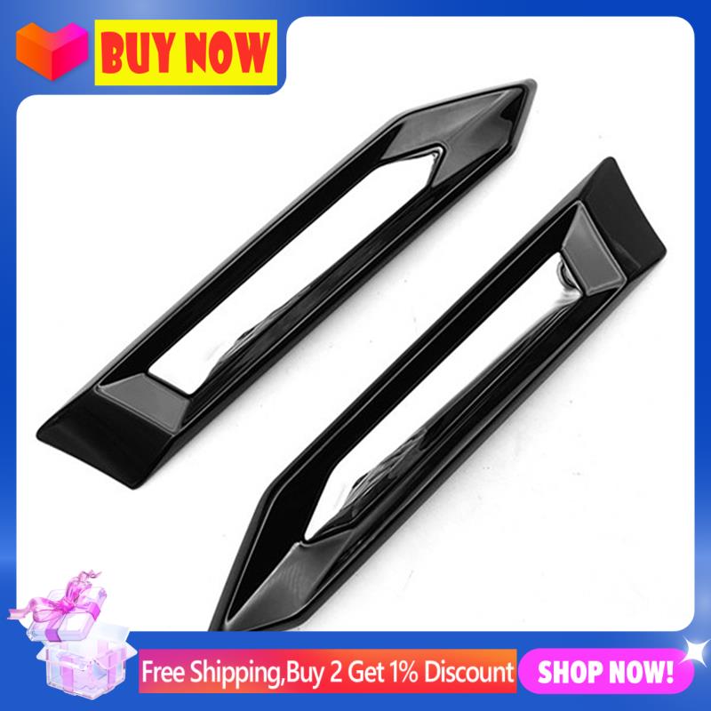 KGGSY-Car Chrome Exterior Auto Front Bumper Spoiler Side Air Outlet Decorative Strip for Note E13 2020 2021