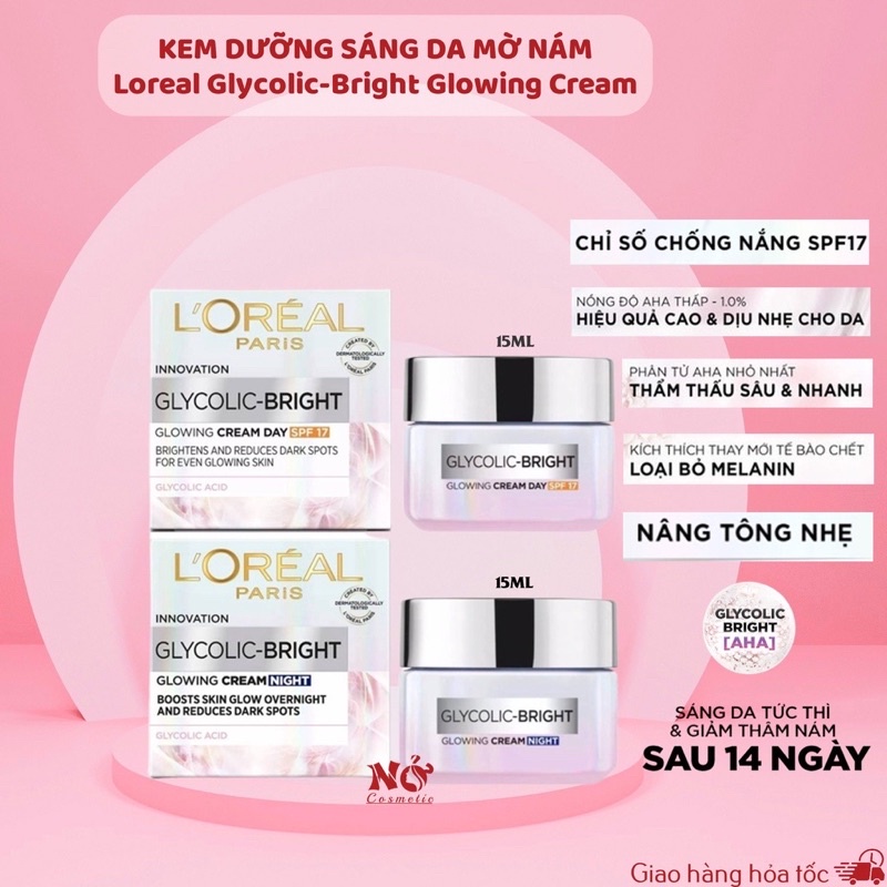 Kem Dưỡng Trắng Mịn Giảm Thâm Nám , Tàn Nhang White Perfect Clinical Loreal 50ml