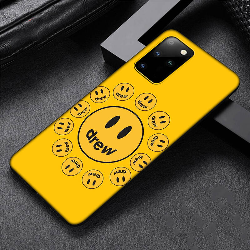 Casing cho iPhone 15 14 13 12 11 Pro Max 11 Mini 8+ 8 Plus LOF37 Drew House Pattern Phone Ốp lưng Mề