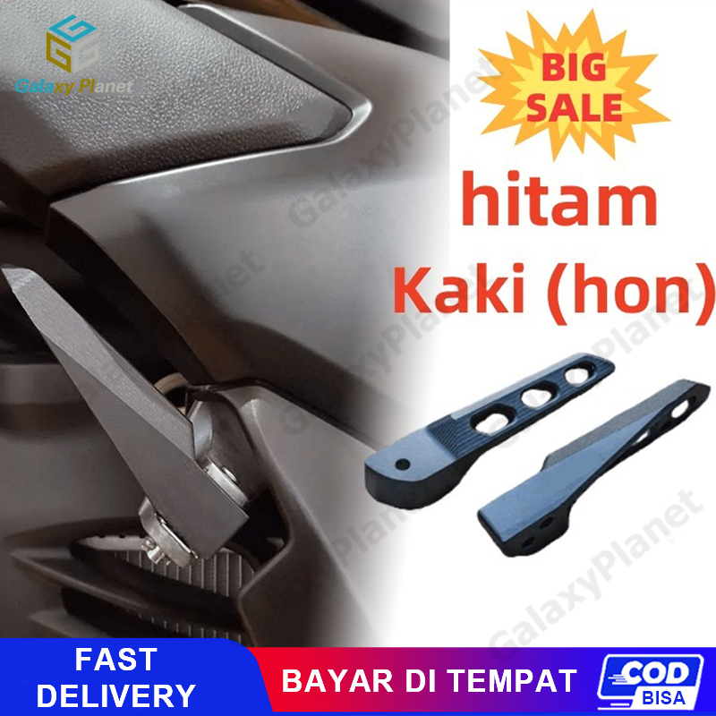 FOOTSTEP PIJAKAN KAKI MATIC FULL CNC Black Foot CNC Harga 95,000 rupiah*Gratis Ongkir