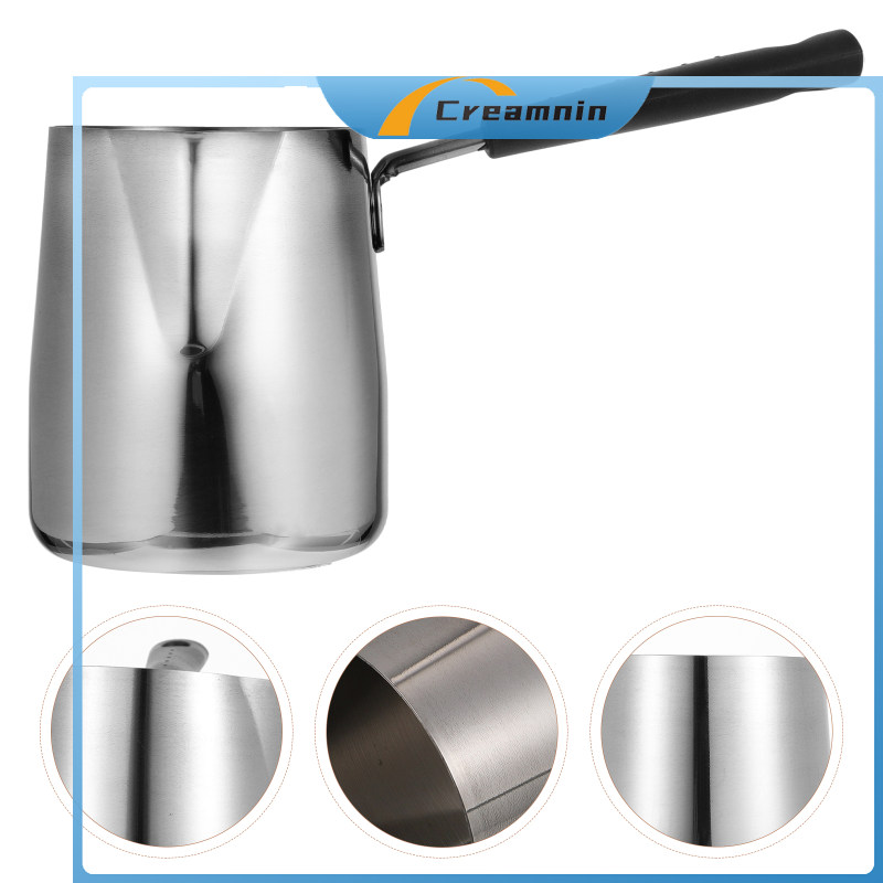 Creamnin Nồi nấu chảy sô cô bằng thép không gỉ di động Nhà bếp Nồi hơi nấu sữa