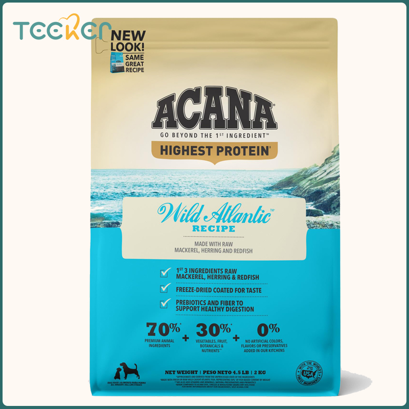 ACANA 2KG Highest Protein Dry Dog Food Wild Atlantic Fish Recipe for All Ages Hypoallergenic ราคา 3,454 บาท*ส่งฟรี