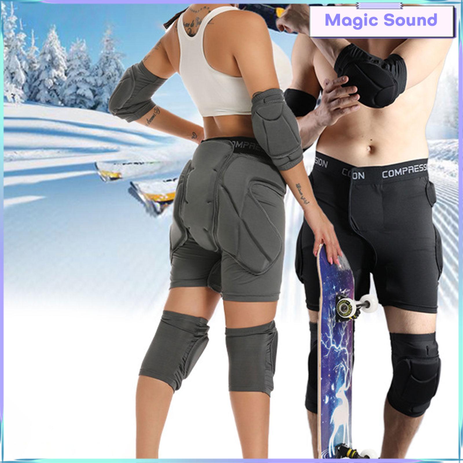 Âm thanh kỳ diệu quần có đột mút Sụp Đổ quần thoải mái Activewear công cụ bảo hộ 3D cho trượt tuyết Thể Thao Skate trượt tuyết Nam Nữ
