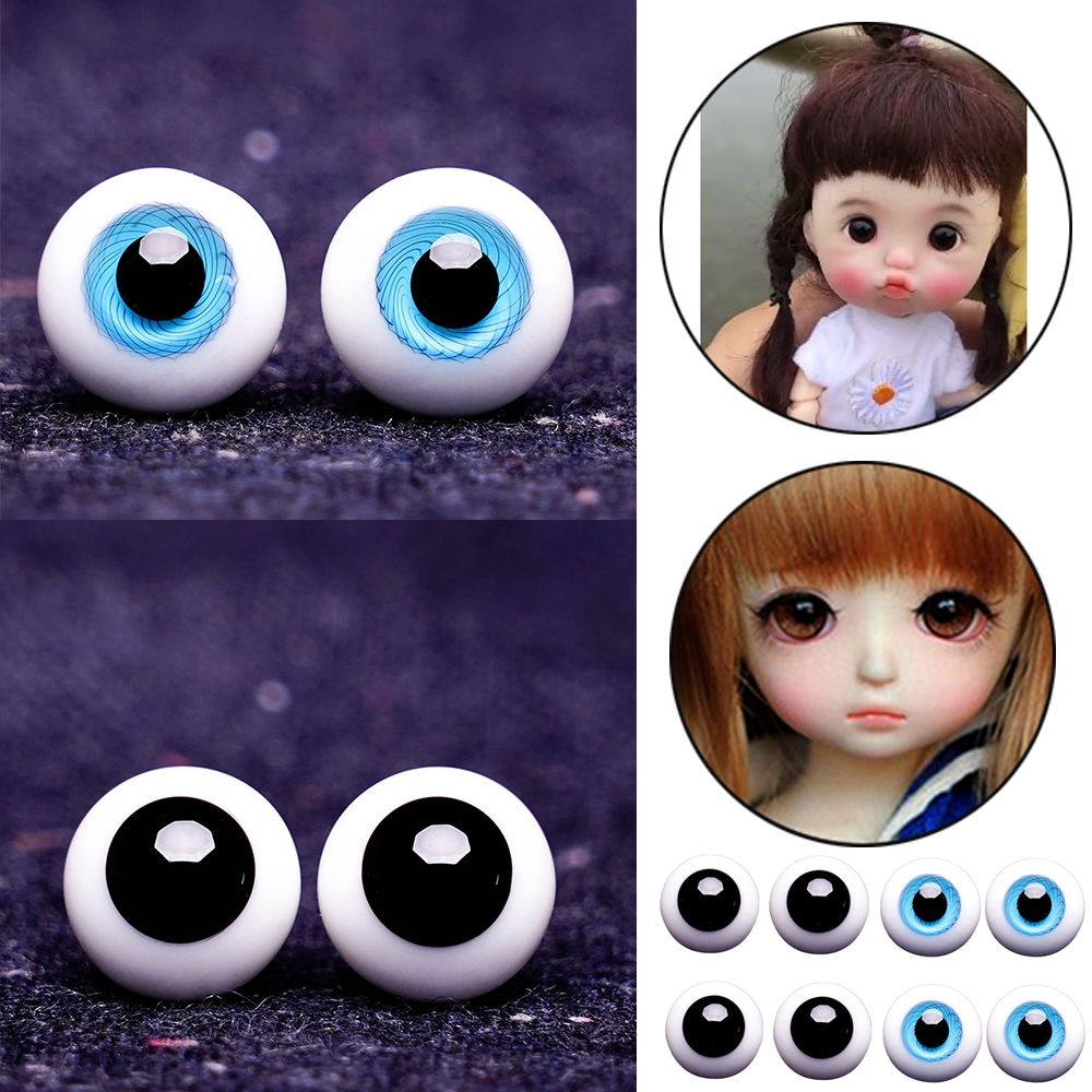 14mm Purple Color Eyeballs For BJD AOD DOD Doll Dollfie Glass Eyes Outfit 