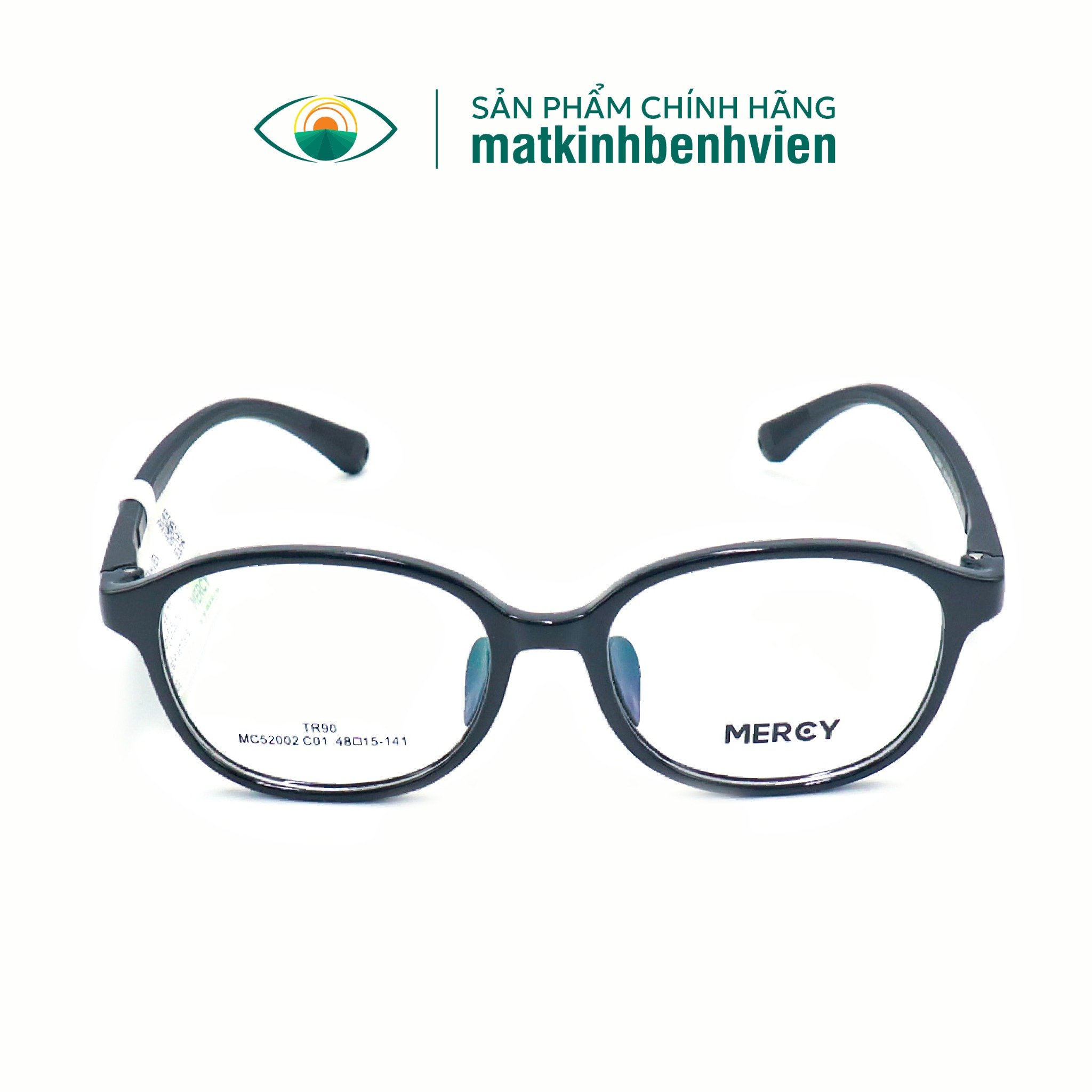Gọng Kính Trẻ Em MERCY Nhựa Dáng Oval 52002 (Tặng Gói Khám Đo Mắt Chuẩn Y Khoa)