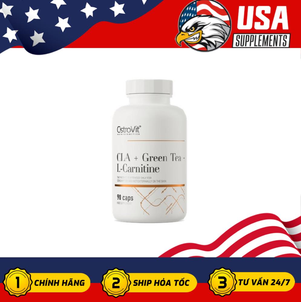 thuc gim cn l-carnitine green tea + 90cap carnitine absorption in your body OstroVit CLA + Green Tea