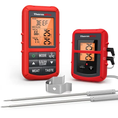 ThermoPro TP-20 Wireless Remote Digital Cooking Food Meat Thermometer for Grilling with Dual Probe
