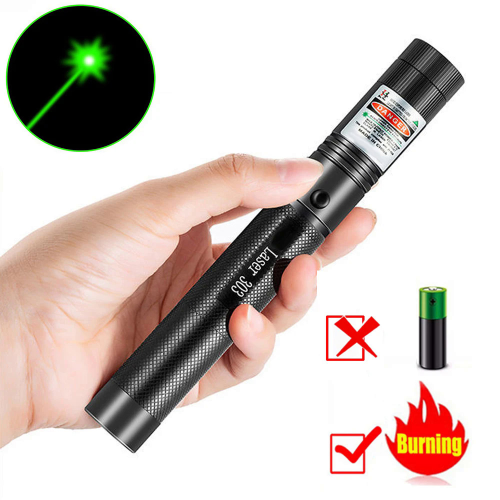 màu xanh lá cây Sight Red Blue  Pointer Hight mạnh mẽ có thể điều chỉnh focus lazer với 303  đốt pen
