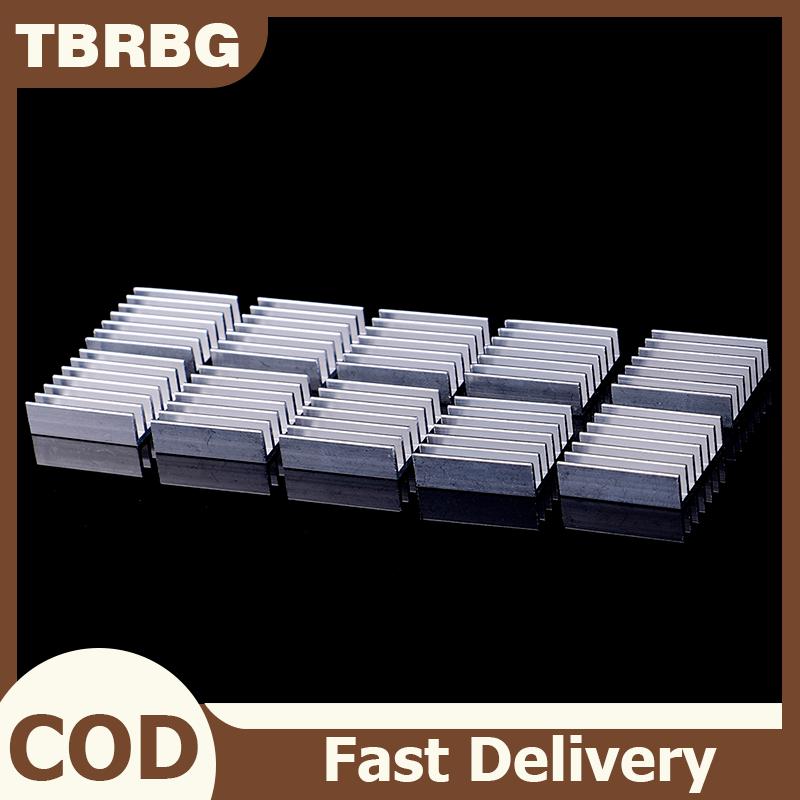 TBRBG 10ชิ้นอลูมิเนียม20x20x6มม IC ระบายความร้อนเย็นฮีทซิงค์ฮีทซิงค์กับเทป ราคา 29 บาท*ส่งฟรี
