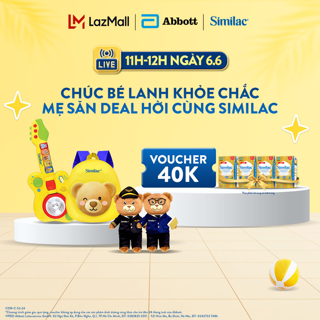 liveuuid.php?liveuuid=Chúc bé lanh khoẻ chắc - Mẹ săn deal hời cùng Similac