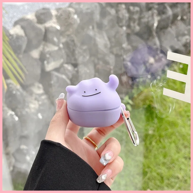 [PLKK EARPHONE CASE 158] 3D Cute Japanese Cartoon Bluetooth Headset Cases For Samsung Galaxy Buds 2 Pro FE Buds Live Soft silicone Headphones Cover Case