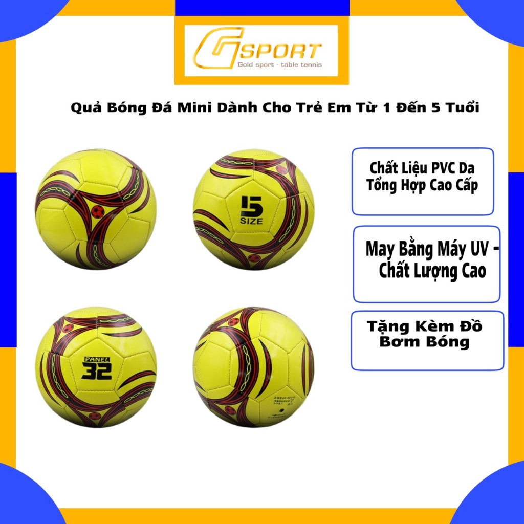 Quả bóng đá mini size 3 dành cho trẻ em - banh bóng đá mini cao cấp - bóng đá trẻ em cao cấp