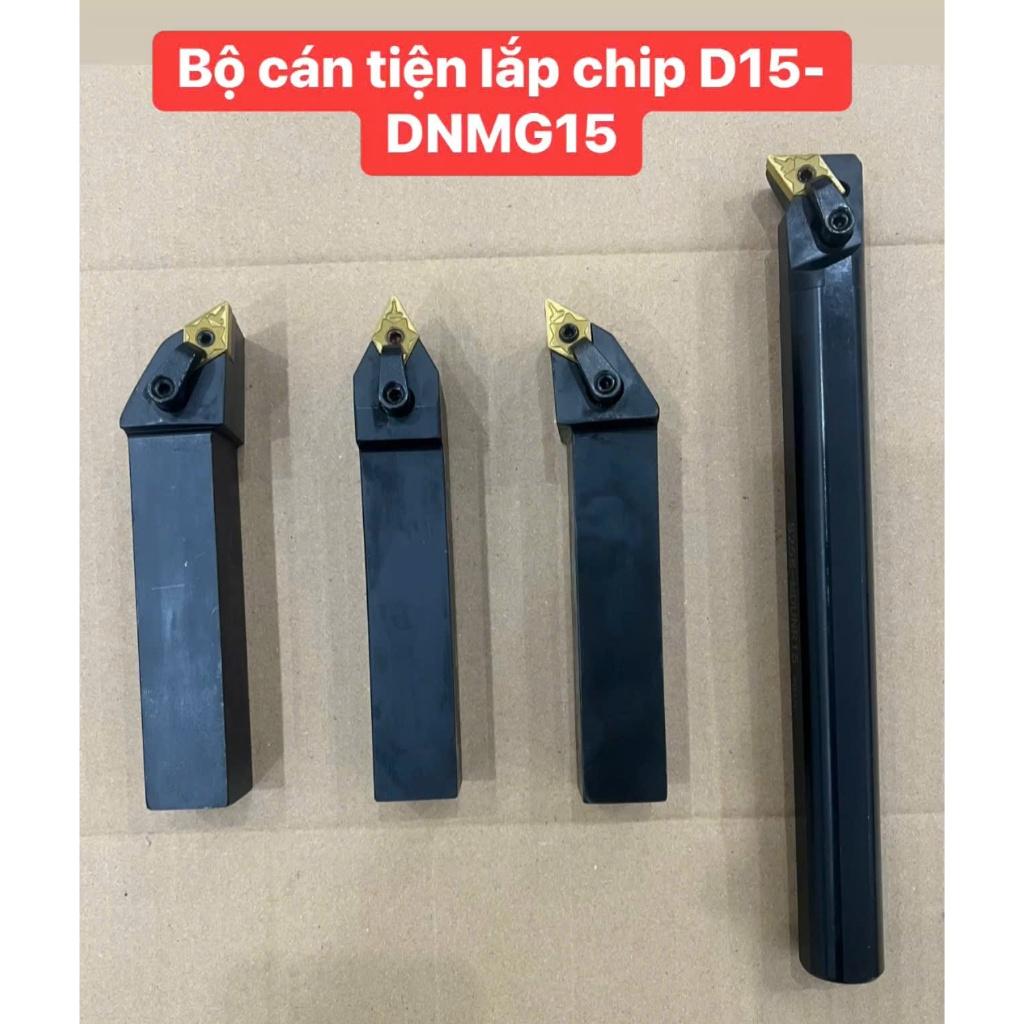 Bộ cán tiện ngoài và cán lỗ lắp chip D15-DNMG