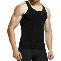 【THREE DAY DELIVERY】 Sports Shirt Men Slimming Compression Vest Corsets Body Shaper Mens Shapewear