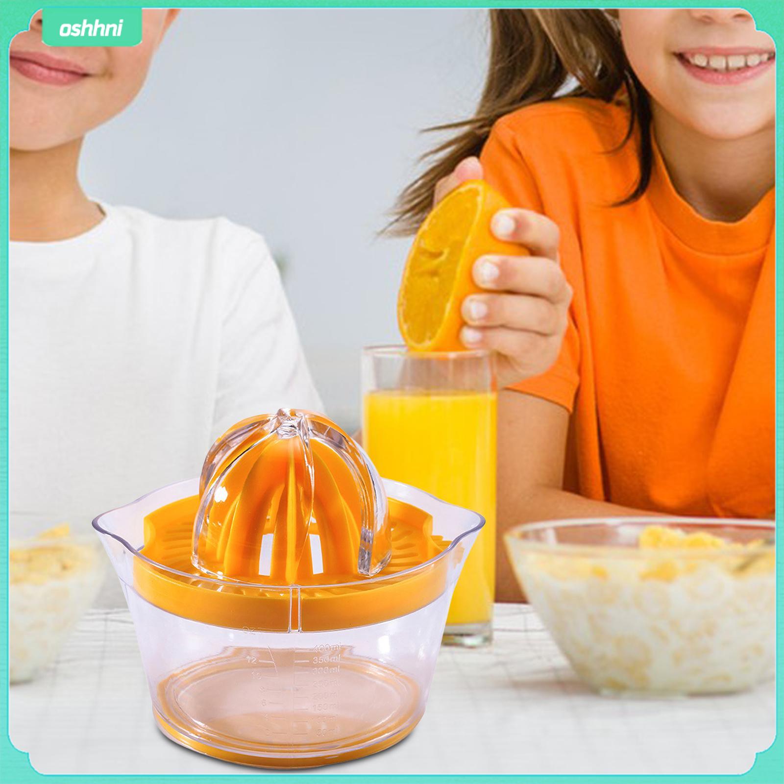 oshhni Manual Hand lemon Orange Juicer Transparent Body for Kitchen Juicing