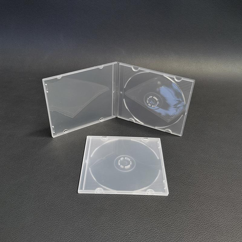 ❤❤❤Hot Sale GigglesGalore 1PC 8cm readstar trong suốt PP siêu mỏng tiêu chuẩn DVD trường hợp 3inch CD Gói xách tay CD hộp lưu trữ