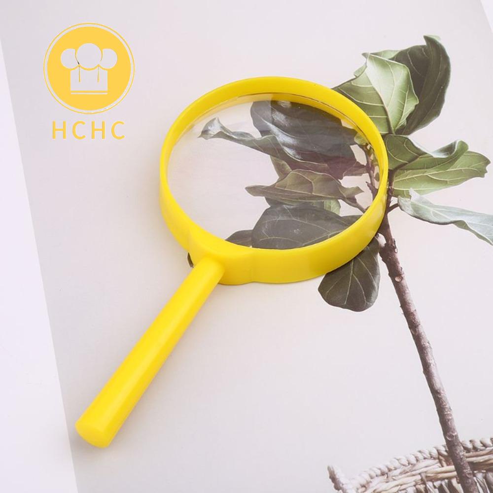 HCHC Quà Tặng trẻ em Đáng yêu Kính lúp đọc sách Hóa học vật lý Thí nghiệm khoa học Dụng cụ văn phòng phẩm Đồ chơi học tập khám phá Kính lúp Kính lúp cầm tay 3x Kính lúp đọc sách