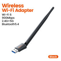 Toocki USB Wifi 6 Adapter 2.4G các mạng không dây 5dBi Gain antenna USB dongle Bộ thu tín hiệu không driver ax300m cho Win XP/Vista/7-11