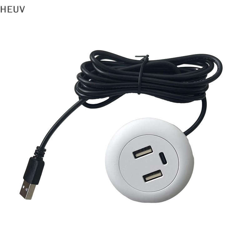 HEUV Nhúng Máy tính để bàn USB TYPE-C sạc đồ nội thất sofa Ổ cắm đa chức năng giấu nhanh sạc cáp kết nối