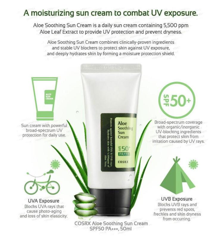 Buy COSRX Aloe Soothing Sun Cream Singapore