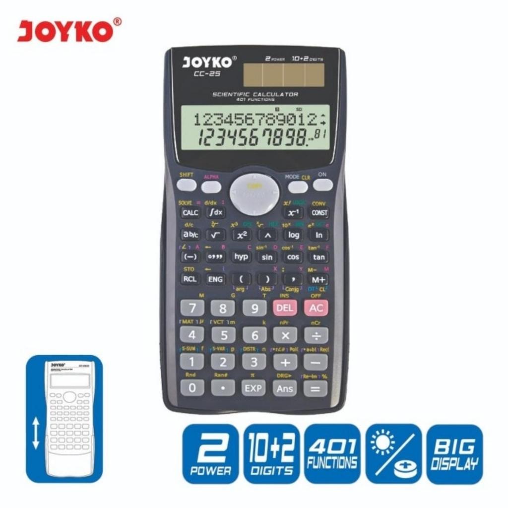 JOYKO Kalkulator Scientific CC-25 - Calculator Scientific 12 Digits