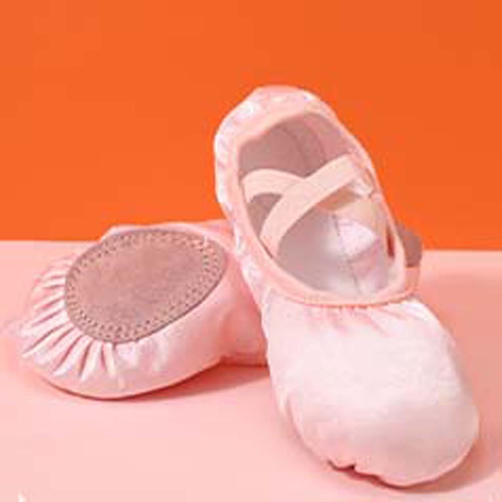 SWRFH Da PU Giày Ba lê cho bé gái Đế bằng Dây thun Dép khiêu vũ vết bẩn Zapatos de punta de Ballet 32-38 Giày mũi nhọn mềm Trẻ em - 3