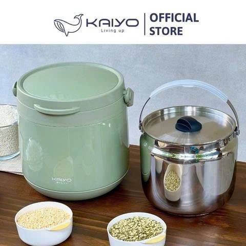 Nồi ủ 4.5L Kaiyo nấu ngon, tiết kiệm điện, bảo toàn dinh dưỡng giữ nguyên hương vị - Bảo hành chính hãng