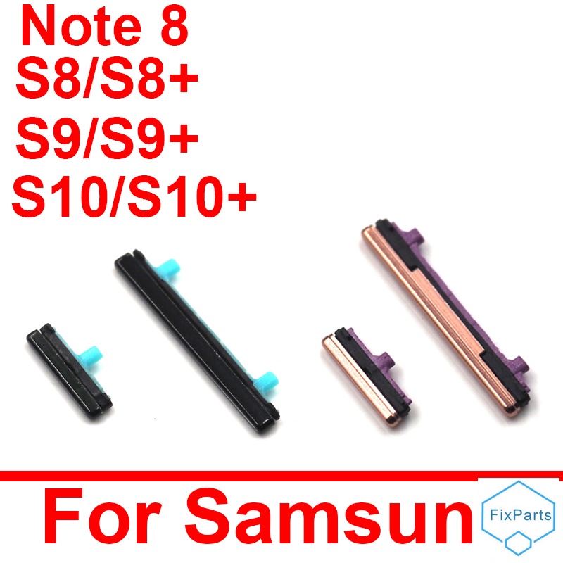 Power ON/OFF nút & nút âm lượng cho Samsung Galaxy S8 S9 S10 cộng với + Lưu ý 8 phím bên nút repalcement bộ phận