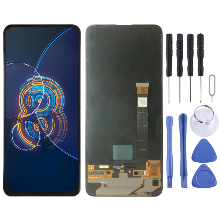 SHU Line หน้าจอ LCD AMOLED ดั้งเดิมสำหรับ ASUS ZENFONE 8 FLIP ZS672KS พร้อมชุดประกอบ Digitizer เต็มรูปแบบ (สีดำ) ราคา 11,975 บาท*ส่งฟรี