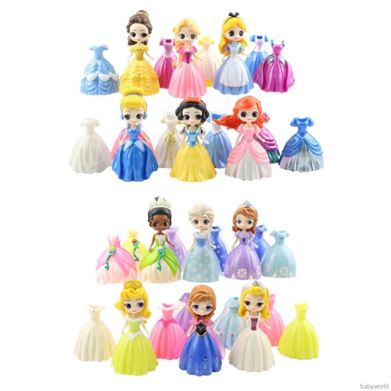 disney princess clip dolls