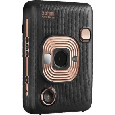 FUJIFILM INSTAX Mini LiPlay Hybrid Instant Camera - [Elegant Black]