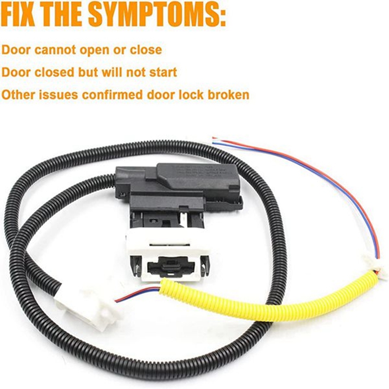 W11307244 Washer Lid Lock Switch (3 Wires) for ,Washing Machine Lid DoorLatch Assembly W10682535,2Pcs