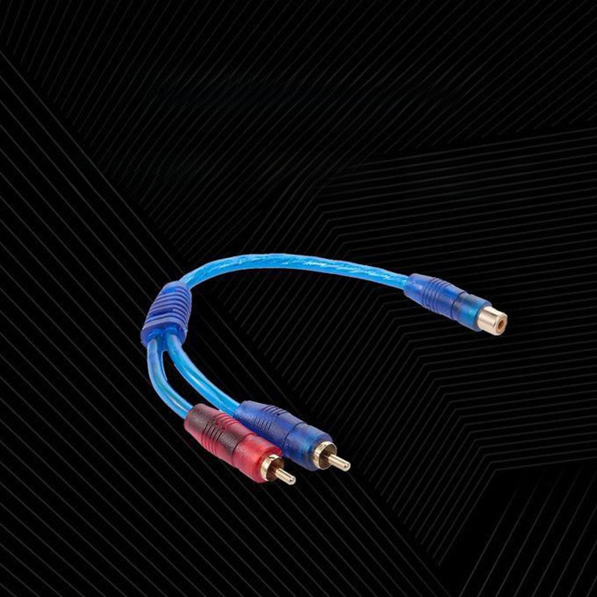 High Quality RCA Female to 2 RCA male Pin Adapter, Audio video Connector