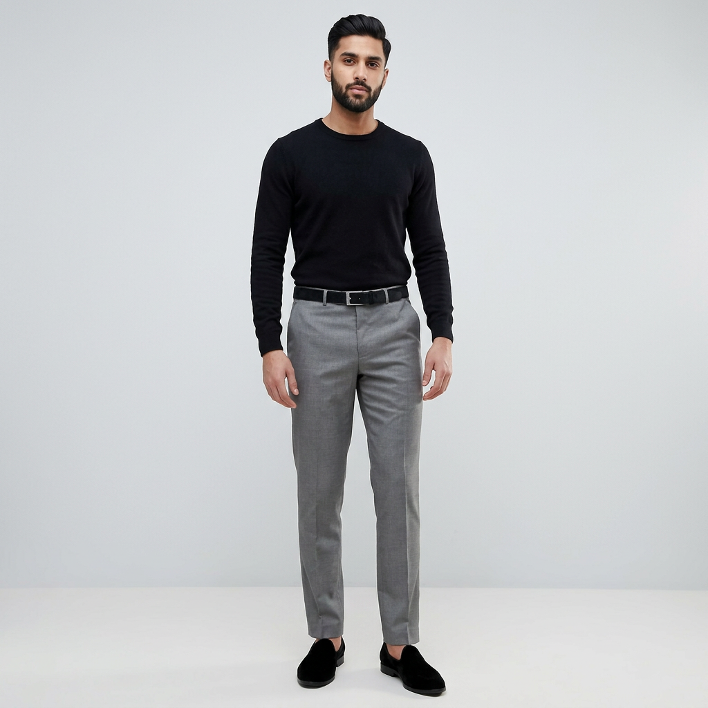 Export Quality Cotton Pant for Men and Boys - MODEL WEAR Regular Fit Bottoms - Stylish and Durable - Versatile for Various Outfits