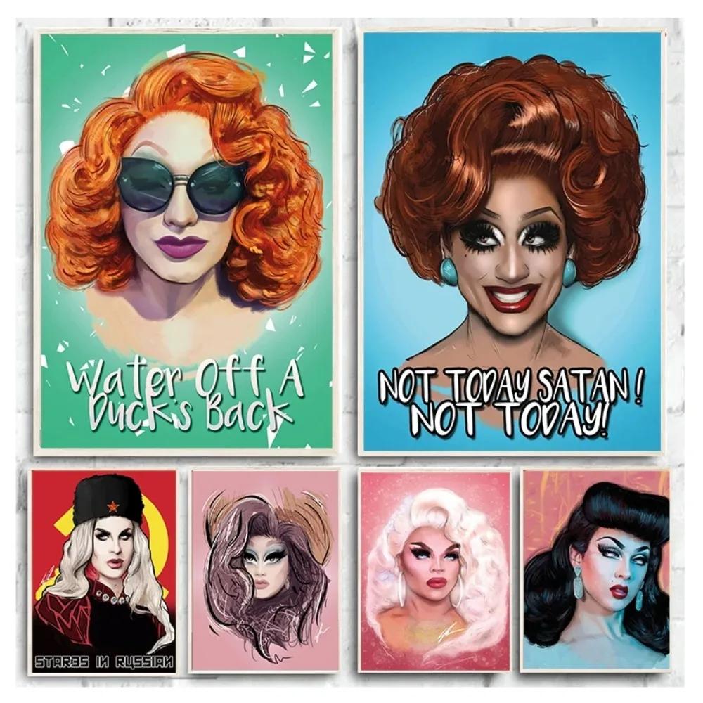 Bức Tranh Chương Trình RuPaul’s Drag Race - In Trên Vải Cho Trang Trí Tường Phòng Khách, Không Khung
