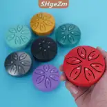 [COD] SHgeZm Steel Tongue Drum Portable Rain Drum Hand Pan Drum Percussion Musical Instruments 3 Inch 6 Notes For Yoga Meditation Musical Toy