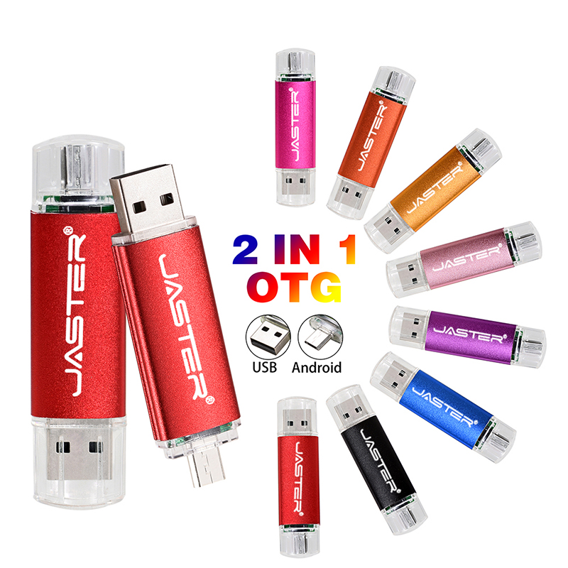 【Special offer】 OTG USB 2.0 Flash Drive for SmartPhone/PC Memory 64GB Pen Drive U Disk Engraving