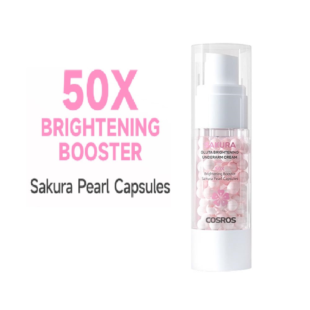 Cosros Sakura Gluta Kem làm trắng da làm trắng nách làm mờ vết thâm Viên nang dưỡng ẩm 30g