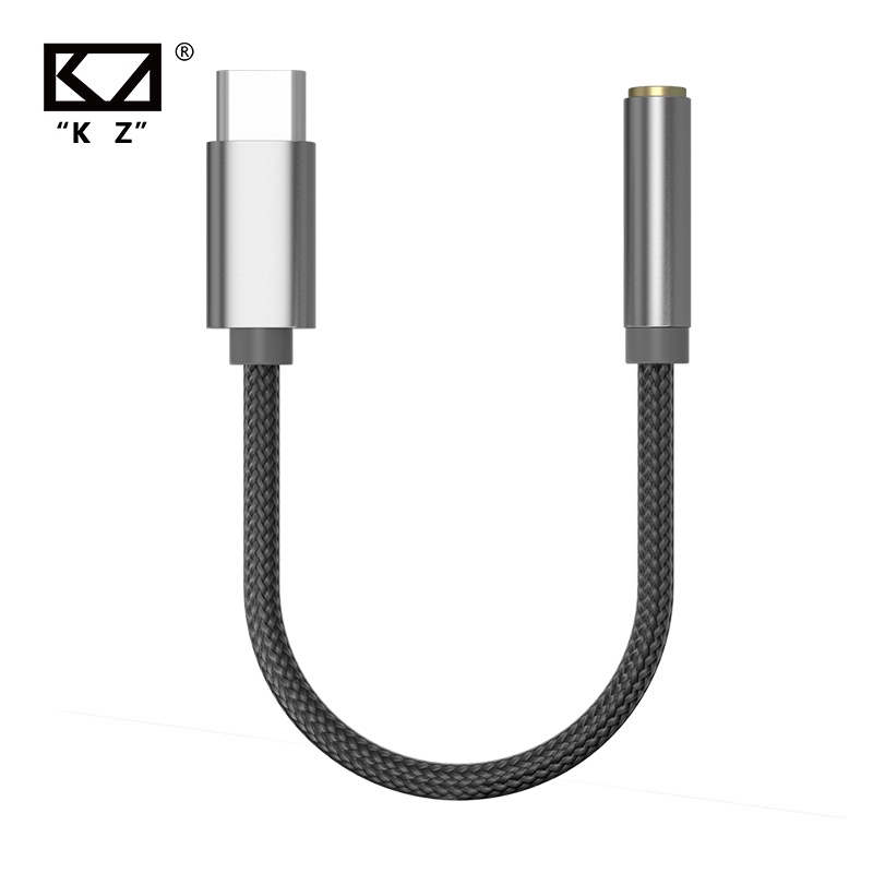 KZ Am01 Loại-C Để 3.5Mm đầu chuyển âm thanh 32Bit/384Khz Hi-Fi Dac + IC Khuếch Đại Chip đôi cáp âm thanh tai nghe Cho KZ Castor Kilra