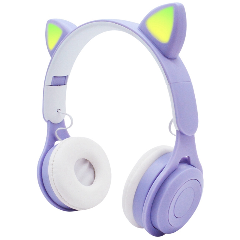 Children s Headphones, LED Color Light Ear Headphones