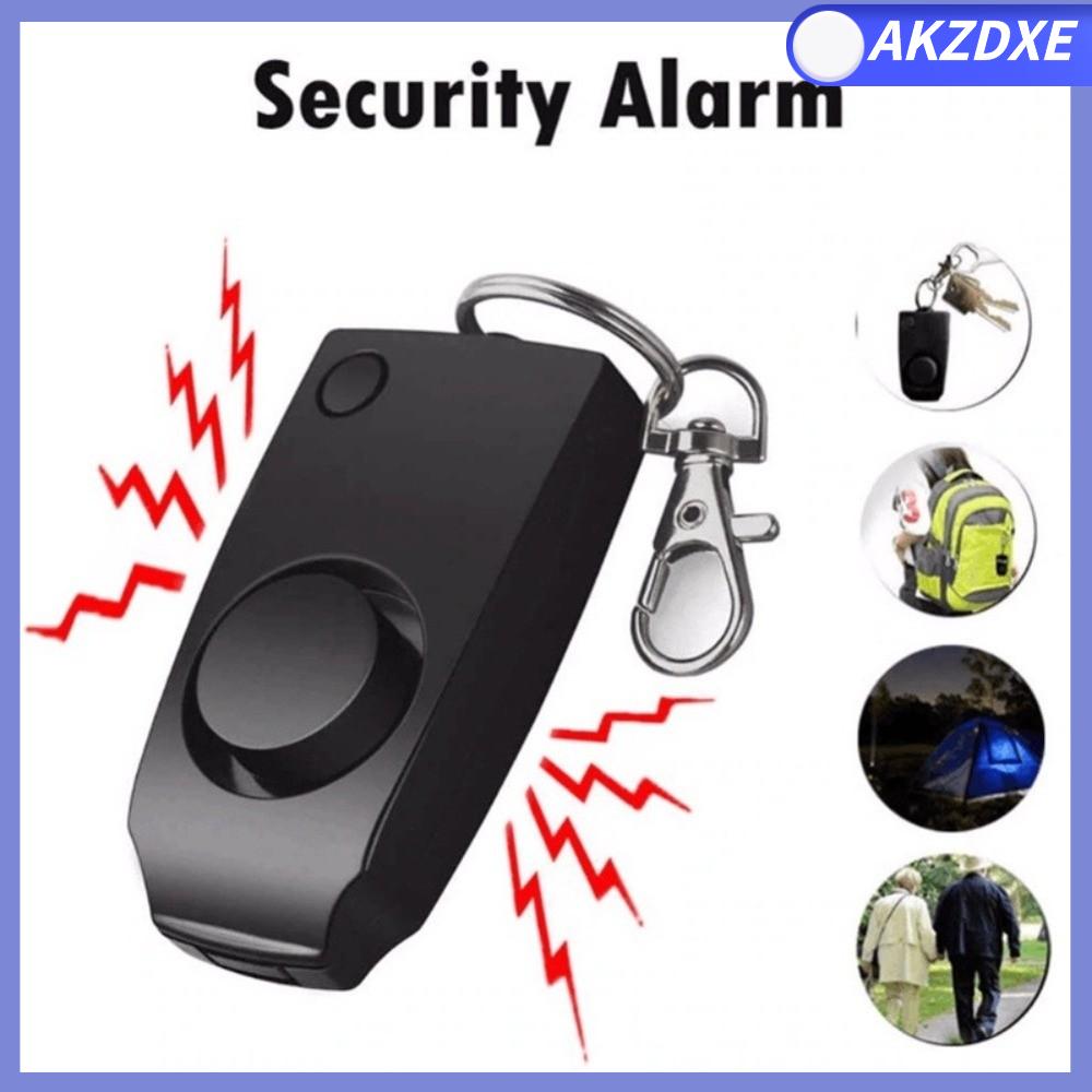 AKZDXE Chống Sói Báo động  Hét to lên 130dB Móc khóa báo động cá nhân  Di động Cảnh báo bảo vệ an ninh cho phụ nữ trẻ em Khẩn cấp