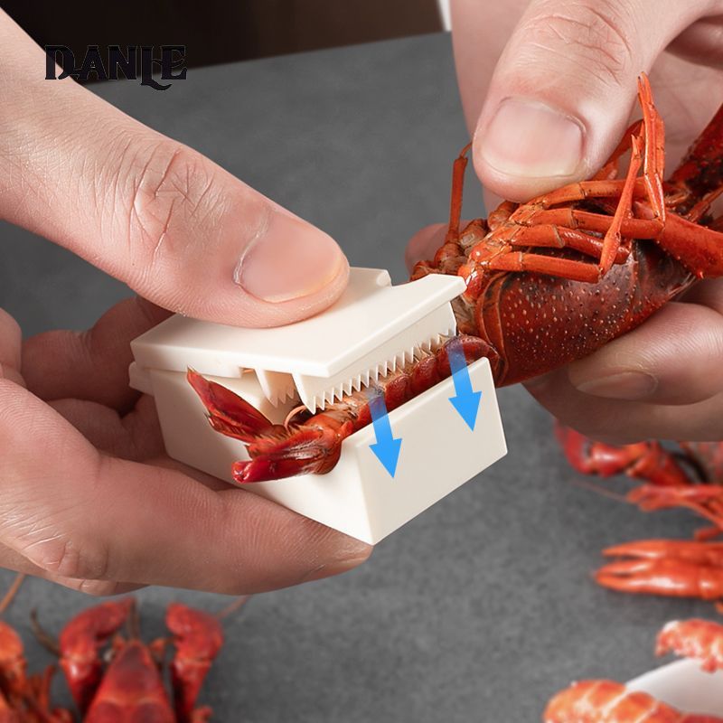 Crayfish shell peeling tool for peeling and eating shrimps, quick nail protection, applicable to family hotels. ราคา 27 บาท*ส่งฟรี
