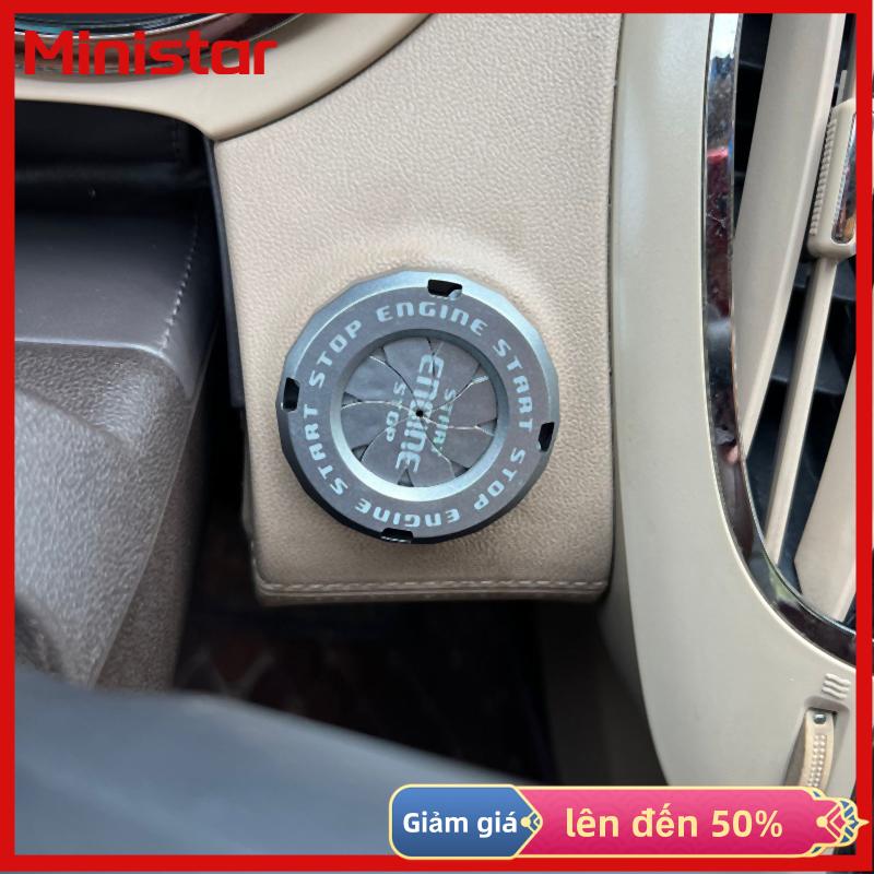 Ministar Xe Moto động cơ bắt đầu dừng nút Bìa công tắc đánh lửa lưỡi Loại Xoay nắp bảo vệ trang trí nội thất trang trí nội thất Sticker