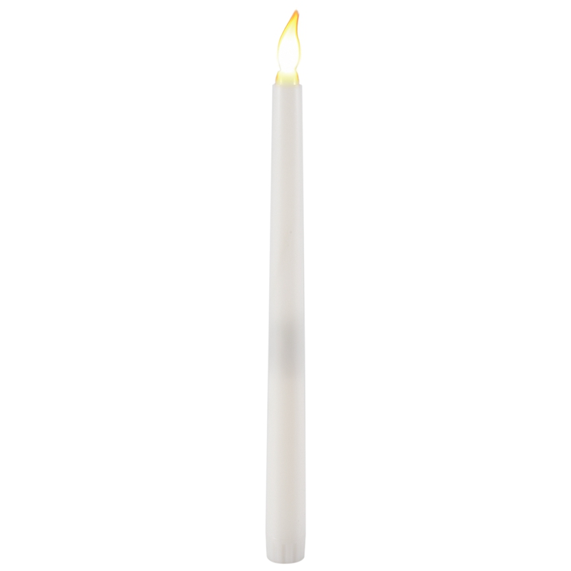(TKUD) 6Pcs Flameless Taper Candles Flickering with 10-Key Remote Timer, Battery Operated LED Candlesticks Window Candles