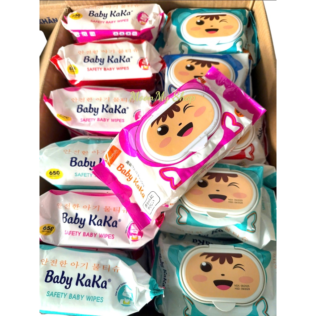 [Wholesale Price] Box of 15 Packs of Baby Wet Wipes 650Grs, Large Pack, Odorless, Large Size 17X22 Cm, Thick Fabric