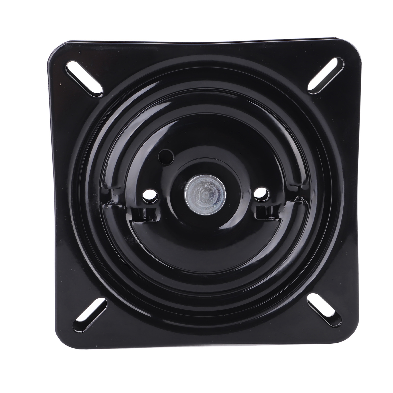 Ghế quán Ba Tấm xoay 7inch tấm thép cán nguội Ghế bàn xoay cơ sở vòng bi kép tự động phục hồi phân đế xoay bàn xoay phần cứng cho văn phòng Thanh Nhà 7.0x7.0x1.0in