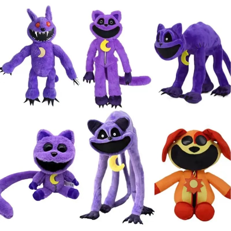 Smiling Critters Plush Toy Smiling Critters Cat Nap Dogday And Catnap Catnat Doll Soft Toy Stuffed Figure Peluches Pillow Gift