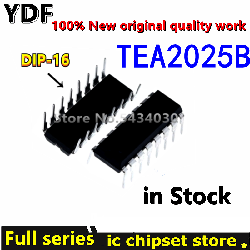 【Worldwide Delivery】 100% New TEA2025B TEA2025 DIP-16 DIP IC Chip